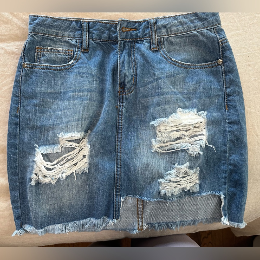 Denim skirt